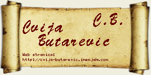 Cvija Butarević vizit kartica